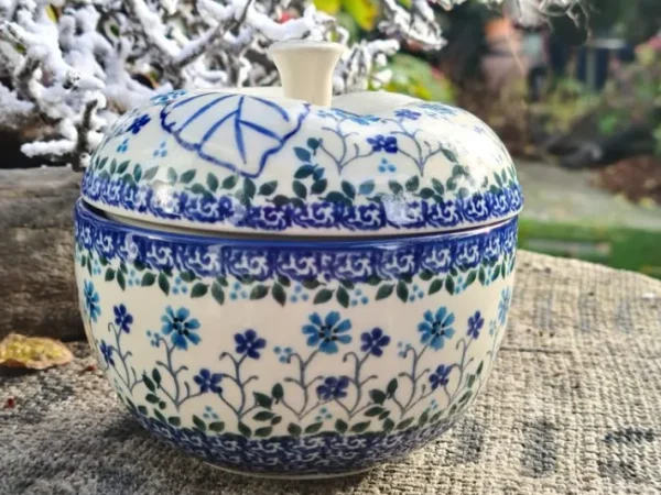 Bratapfelbackform, Ø12cm,12cm, Spring Hill^Bunzlauer Keramik Best