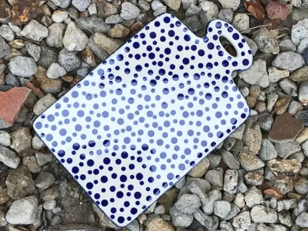 Brett, 29,5 x 18,5 cm, Crazy dots, BSN A-0363^Bunzlauer Keramik Hot