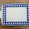 Brett, 29,5 x 18,5 cm, White Valentine, BSN R-001^Bunzlauer Keramik Discount