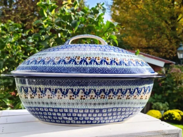 Brottopf gross, 42 x 25 x 22 cm,  Marrakesch, BSN A-1625^Bunzlauer Keramik Fashion