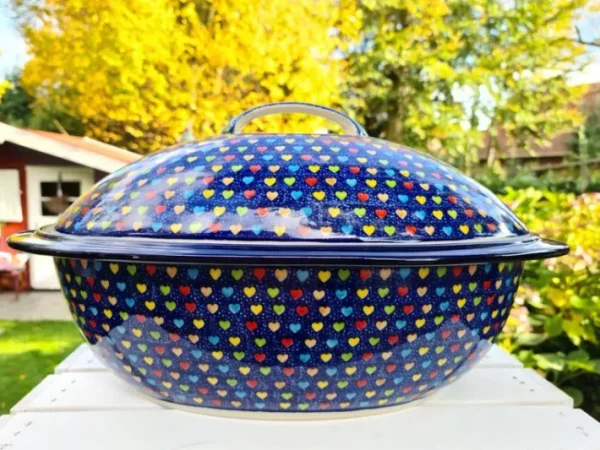 Brottopf gross, 42 x 25 x 22 cm, Träume, BSN A-1052^Bunzlauer Keramik Online