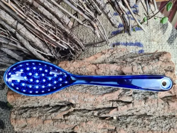 Löffel, 22 cm, Unikat 22^Bunzlauer Keramik Outlet