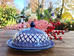 Butterdose & Käseglocke, Tradition 2 - BSN 22124^Bunzlauer Keramik Outlet