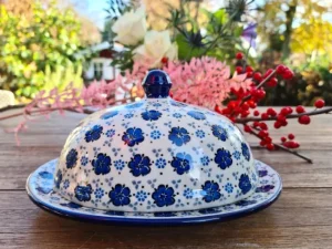Butterdose & Käseglocke, Tradition 34, BSN J-532^Bunzlauer Keramik New