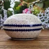 Dose als Ei, 13 x 10 x 10 cm, 500 ml, Tradition 26, Bsn J-3368^Bunzlauer Keramik Hot