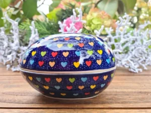 Dose als Ei, 13 x 10 x 10 cm, 500 ml, Träume, BSN A-1014^Bunzlauer Keramik Fashion
