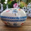 Dose als Ei, 13 x 10 x 10 cm, 500 ml, Tradition 53, BSN J-3477^Bunzlauer Keramik Online