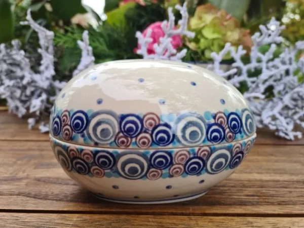 Dose als Ei, 13 x 10 x 10 cm, 500 ml, Tradition 35^Bunzlauer Keramik Discount