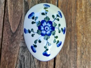 Dose als Ei, 13 x 10 x 10 cm, Tradition 9, BSN s-362^Bunzlauer Keramik New