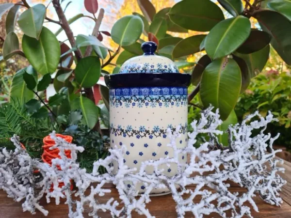 Dose, Vol. 2 l, Höhe: 27 cm, Fleur Delikate^Bunzlauer Keramik Hot