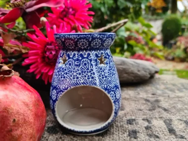 Duftstövchen, Aromalampe, Höhe 11 cm, Lace^Bunzlauer Keramik Outlet