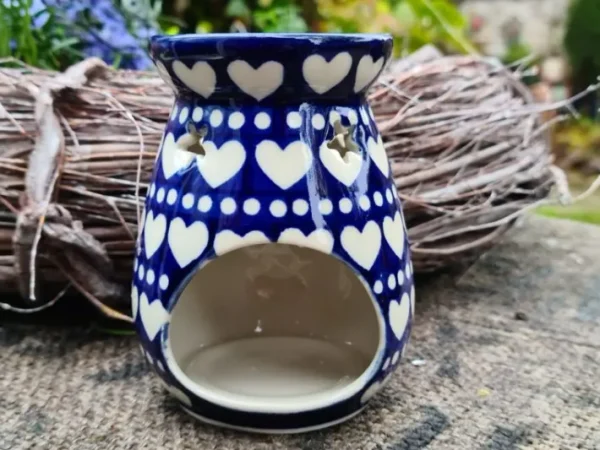 Duftstövchen, Aromalampe, Höhe 11 cm, Ich Dich auch^Bunzlauer Keramik Discount