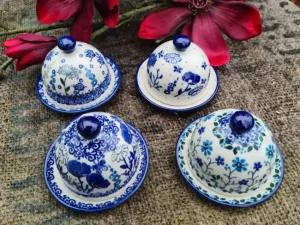 4er Set Familie Butterdosen rund klein^Bunzlauer Keramik Sale
