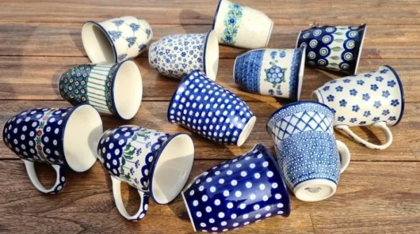 12er Set Pötte, 450 ml, 12 cm, Trad. 1-12, BSN 6192^Bunzlauer Keramik Hot