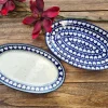 2er Set Zweisamkeit Platte, 29 x 18 cm,^Bunzlauer Keramik Fashion