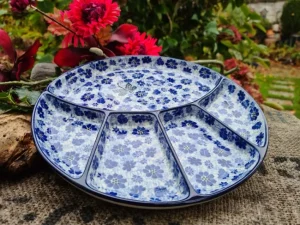 Fondueteller, Ø 26 cm, Dragonfly^Bunzlauer Keramik Online