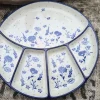 Fondueteller, Ø 26 cm, Flower Festival^Bunzlauer Keramik Discount