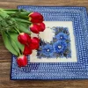 Fürstliche Platte, 39 x 39 cm, Unikat 2 - BSN 10709^Bunzlauer Keramik Hot