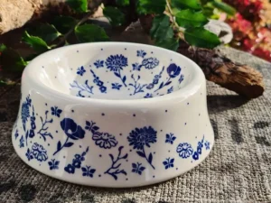 Futternapf für Hund + Katze, Ø18 cm,6 cm, Flower Festival^Bunzlauer Keramik Hot
