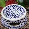 Futternapf für Hund + Katze, Ø18 cm,6 cm, Crazy Dots, BSN A-0344^Bunzlauer Keramik Best