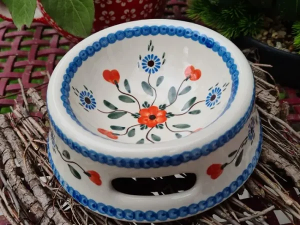 Futternapf für Hund + Katze, Ø18 cm,6 cm, Tradition 53, BSN J-3672^Bunzlauer Keramik New