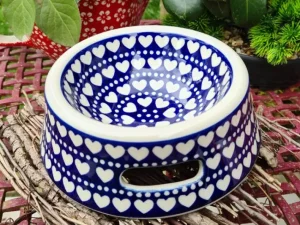Futternapf gross für Hund + Katze, Ø20 cm ,7 cm, Tradition 1, BSN A-1493^Bunzlauer Keramik Best