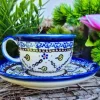 Gedeck, Tradition du2, Tasse Untertasse 120 ml,  Schnäppchen, Restposten, 2. Wahl^Bunzlauer Keramik Best