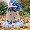 Glocke gross, 11 cm, Royal Blue^Bunzlauer Keramik Clearance