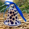 Glocke klein, 7,5 cm hoch, Crazy Dots, BSN A-0282^Bunzlauer Keramik Online