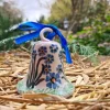 Glocke klein, 7,5 cm hoch, Forget me not, BSN j-4799^Bunzlauer Keramik Fashion