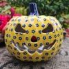Halloween Kürbis Lampe, 17 x 14 cm, Tradition 20^Bunzlauer Keramik Clearance