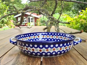 Henkelschale, Ø 20 cm, 5 cm, Tradition 6 - BSN 2443^Bunzlauer Keramik Fashion