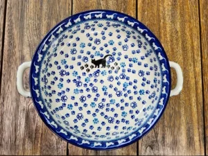 Henkelschale, Ø 27 cm,5,5 cm, Katze, BSN A-0099^Bunzlauer Keramik Online