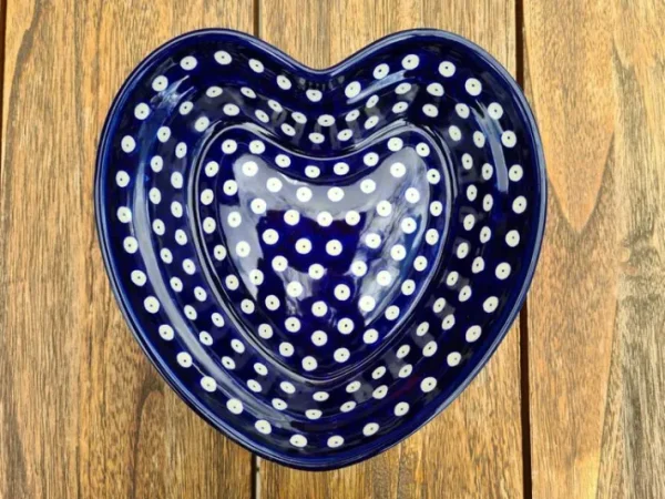 Herzbackform, 21 x 18 cm, 6 cm, Tradition 5, BSN s-346^Bunzlauer Keramik Clearance