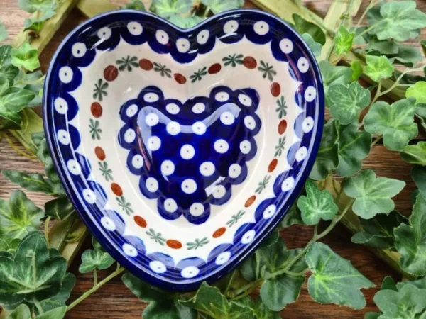 Herzbackform, 15,5 x 14 cm, Höhe ca. 4 cm, Tradition 6, polska pottery, BSN 7319^Bunzlauer Keramik Fashion