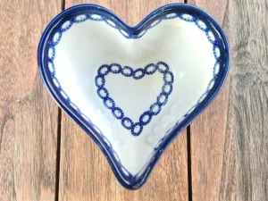 Herzbackform, 15,5 x 15 cm, Höhe ca. 8 cm, Tradition 4, BSN 7359^Bunzlauer Keramik Best