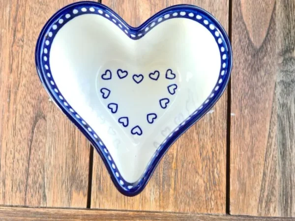 Herzbackform, 15,5 x 15 cm, Höhe ca. 8 cm, Ich Dich auch, BSN m-889^Bunzlauer Keramik Sale