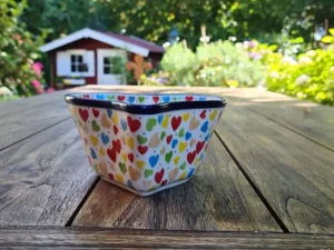 Herzbackform, 15x15 cm,8 cm, Liebe^Bunzlauer Keramik Best