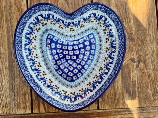 Herzbackform, 21x18 cm,6 cm, Marrakesch, BSN A-0541^Bunzlauer Keramik Online