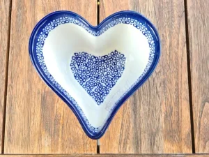 Herzbackform, 15x15 cm,8 cm, Tradition 2, BSN 7361^Bunzlauer Keramik New