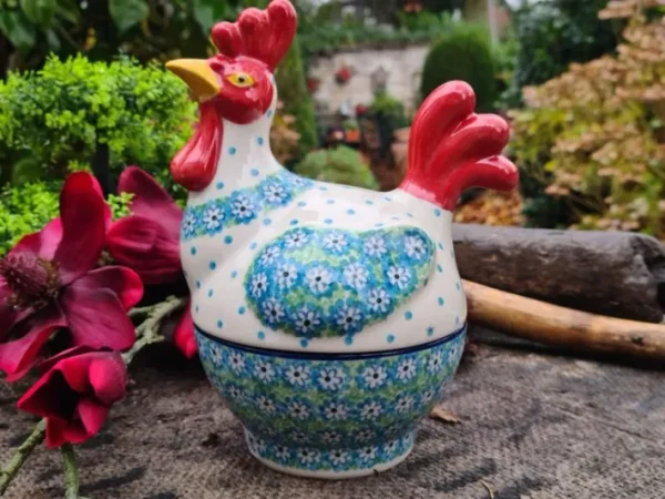 Huhn ca. 22 x 13 x 17 cm, Smile^Bunzlauer Keramik Sale