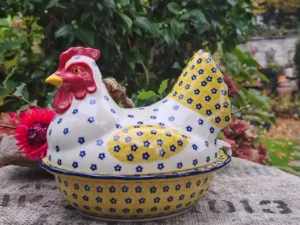 Huhn ca. 22 x 22 x 21 cm, Tradition 20^Bunzlauer Keramik Clearance
