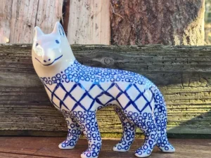 Hund, 15 x 16 x 7,5 cm, Tradition 2 - polacco ceramica - BSN 7129^Bunzlauer Keramik New