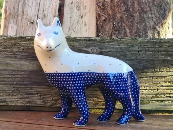 Hund, 15 x 16 x 7,5 cm, Unikat 18- polska pottery - BSN 7102^Bunzlauer Keramik Hot