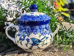 Kandisdose, Vol. 0,3 l, 11 cm, Vogel Ivy^Bunzlauer Keramik Clearance