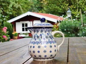 Kanne mit Deckel, Vol. 0,6 l, 16 cm, Winter Garden, BSN J-2023^Bunzlauer Keramik Sale