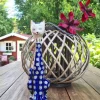 Katze, ca. 31 cm hoch,  2. Wahl^Bunzlauer Keramik New