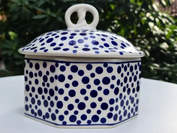 Keksdose, 1,5 l,17 cm, Crazy Dots, BSN A-0296^Bunzlauer Keramik Fashion