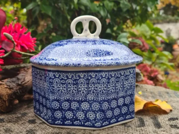 Keksdose, 1,5 l,17 cm, Lace^Bunzlauer Keramik Fashion