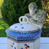 Keksdose, 1,5 l,17 cm, Prinzessin rot^Bunzlauer Keramik Fashion